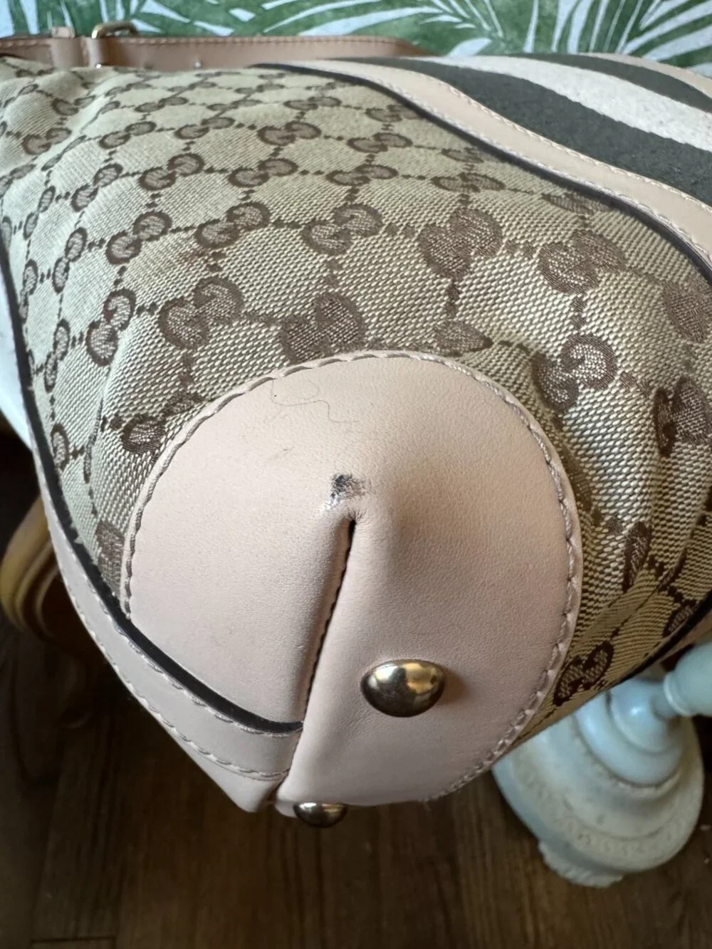 Vintage Gucci GG Canvas Web Stripe Hobo Shoulder Bag - Picture 14 of 14